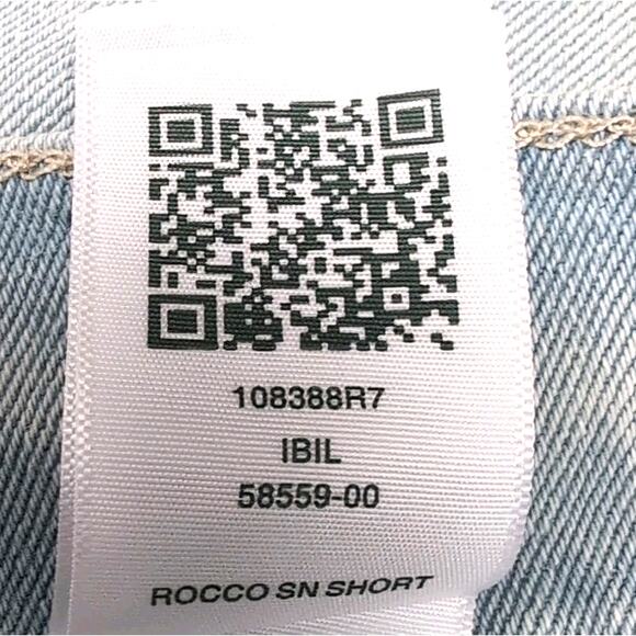 True Religion Rocco Denim Shorts Mens Size 34 Flap Light Wash Jean Jorts NEW NWT - Picture 10 of 16